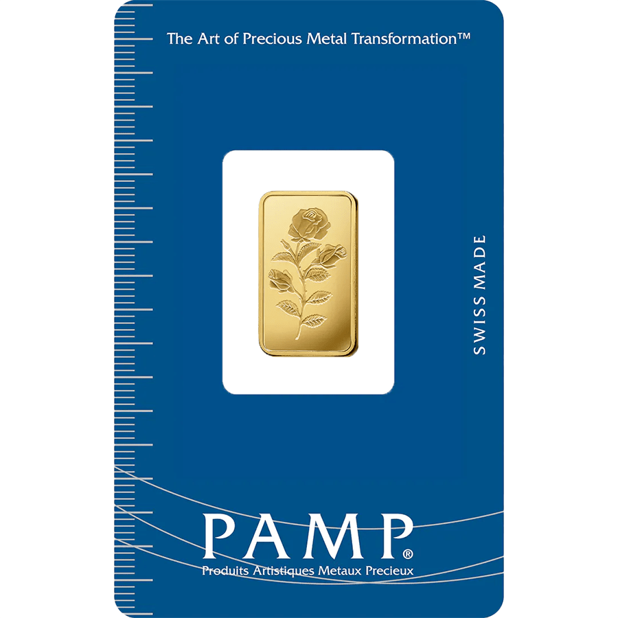 2.5 gram Gold Bar - PAMP Suisse Rosa — photo 1