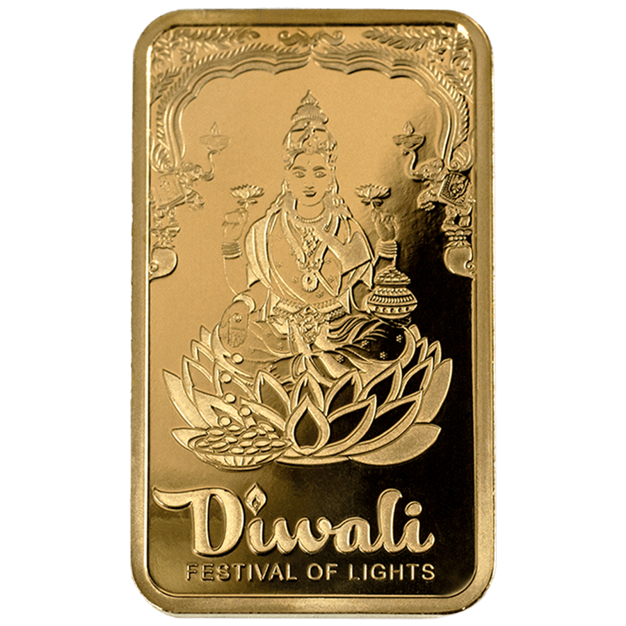5 gram Gold Bar - Diwali Lakshmi thumbnail 2