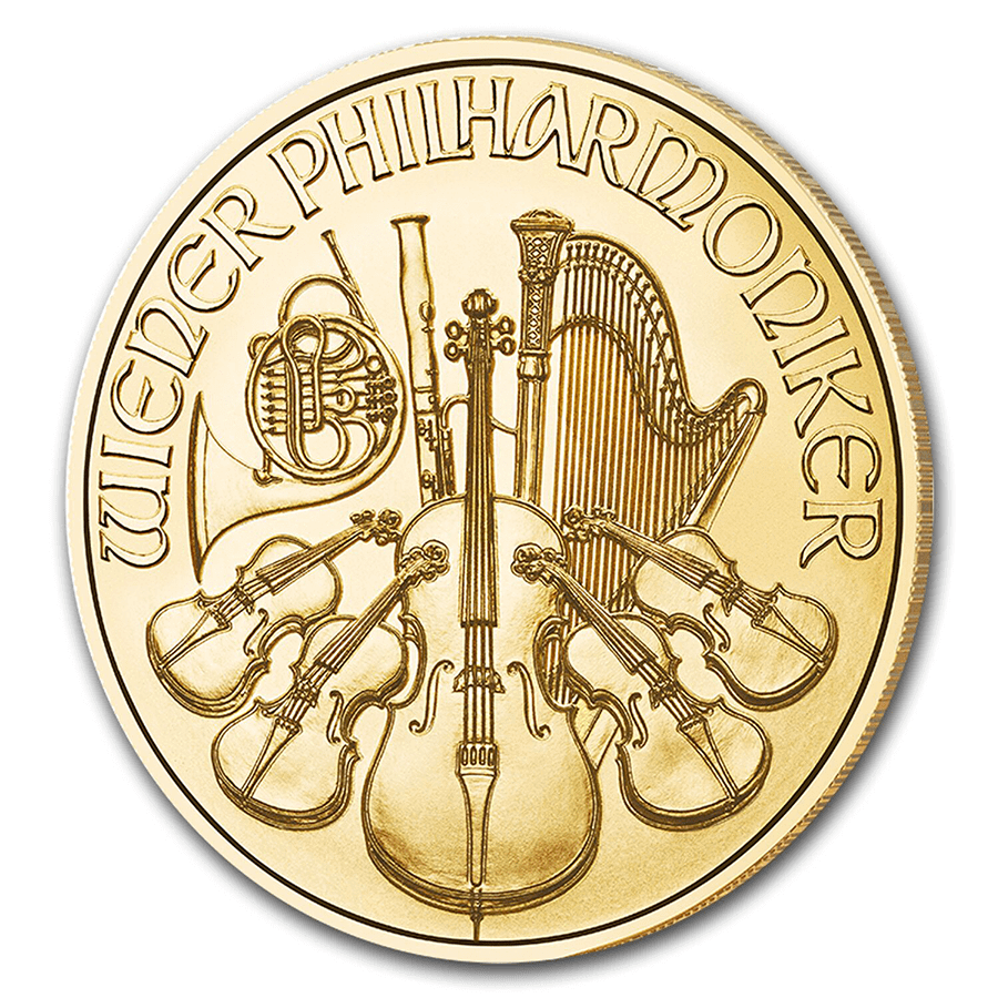 1/10 ounce Gold Coin - Philharmonic 2024 thumbnail 3