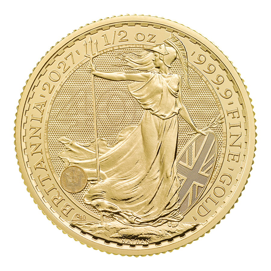 1/2 ounce Gold Coin - Britannia 2027 — photo 1