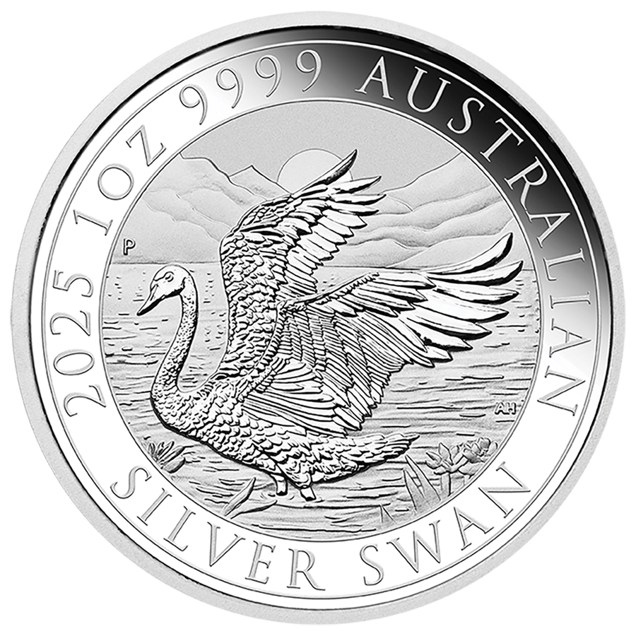 1 ounce Silver Coin - MS-70 PCGS - Australian Swan 2025  thumbnail 2
