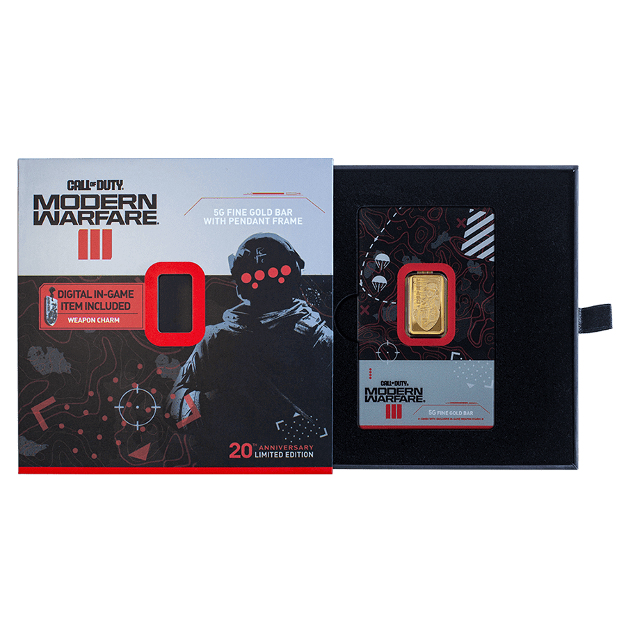 5 gram Gold Bar - Call of Duty (with frame) thumbnail 4