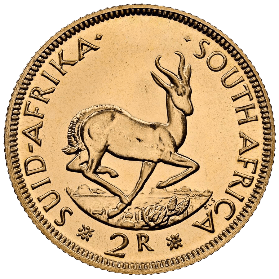 2 Rand Gold Coin - South Africa - Mixed Years — photo 1