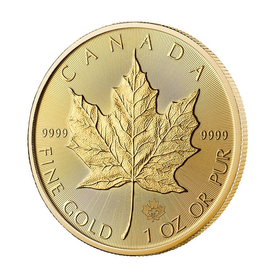 1 ounce Gold Coin - Maple Leaf - Mixed Years thumbnail 3