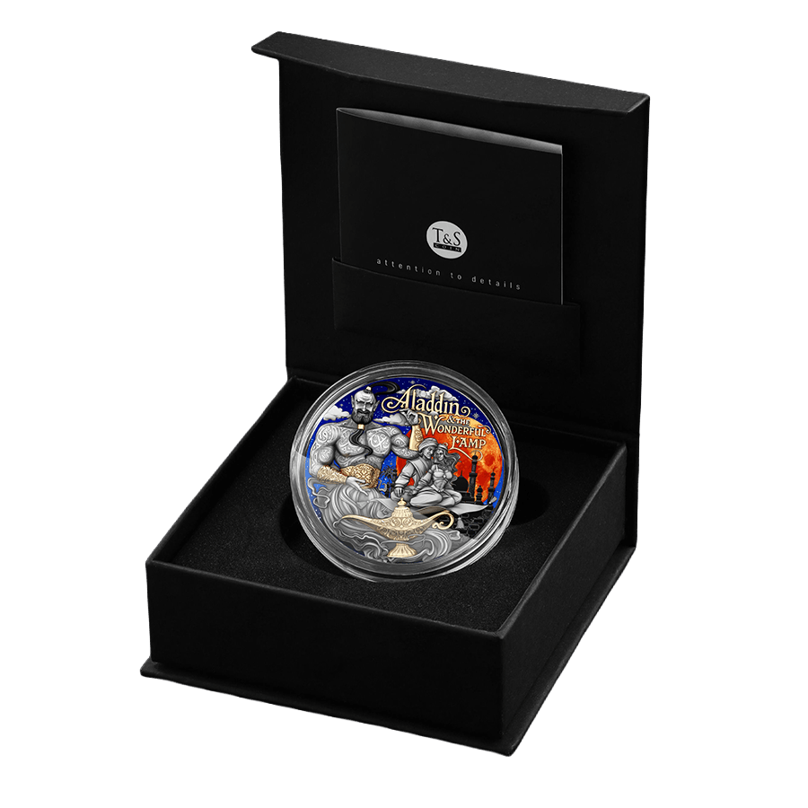 2 ounce Silver Coin - Aladdin thumbnail 3
