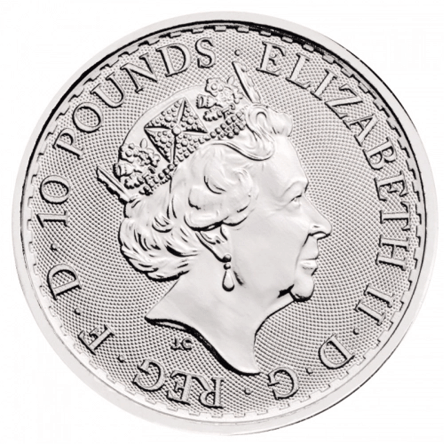 1/10 ounce Platinum Coin - Britannia BU - Mixed Years thumbnail 2