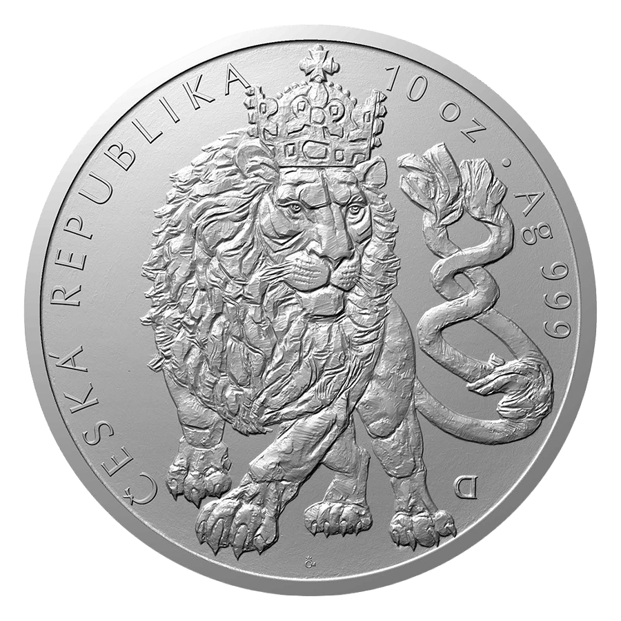 10 ounce Silver Coin - Czech Lion 2026 — photo 1