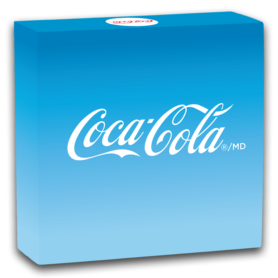 6 gram Silver Bottle Cap - 3D Coca-Cola® Polar Bear thumbnail 7