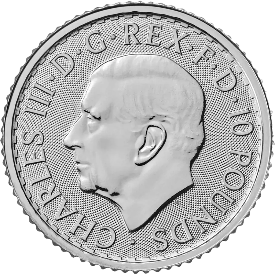 1/10 ounce Platinum Coin - Britannia 2025 thumbnail 2