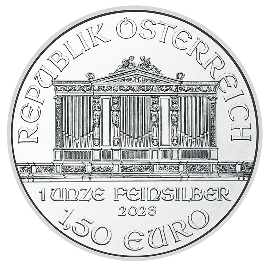 1 ounce Silver Coin - Philharmonic 2026 thumbnail 2