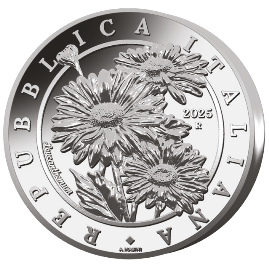 1 ounce Silver Coin - Flora Italy 2025 - The Daisy — photo 1