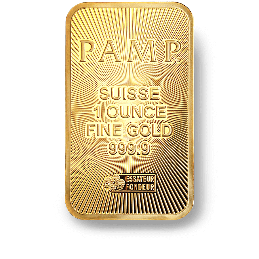 1 ounce Gold Bar - PAMP Suisse  thumbnail 3