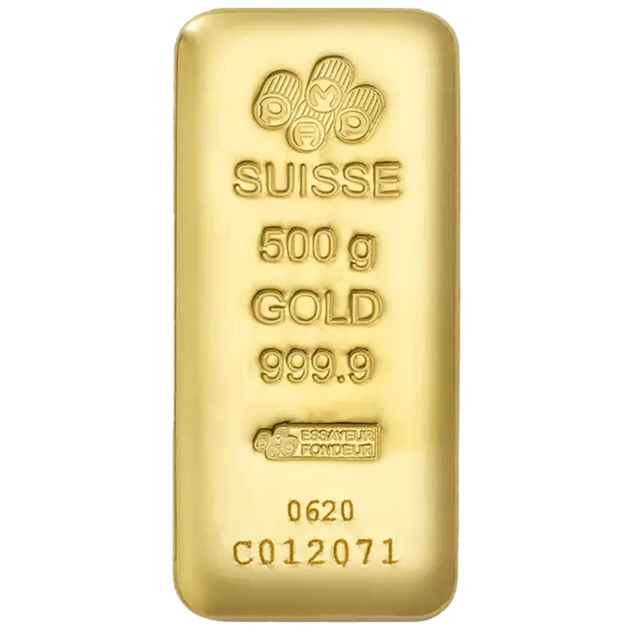 500 gram Gold Bar - PAMP Suisse - Previous Design — photo 1