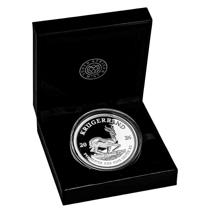 2 ounce Silver Coin - Krugerrand Proof 2026 thumbnail 3
