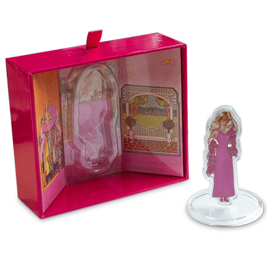 1 ounce Silver Coin I Love Barbie™ - Superstar Barbie™ thumbnail 5