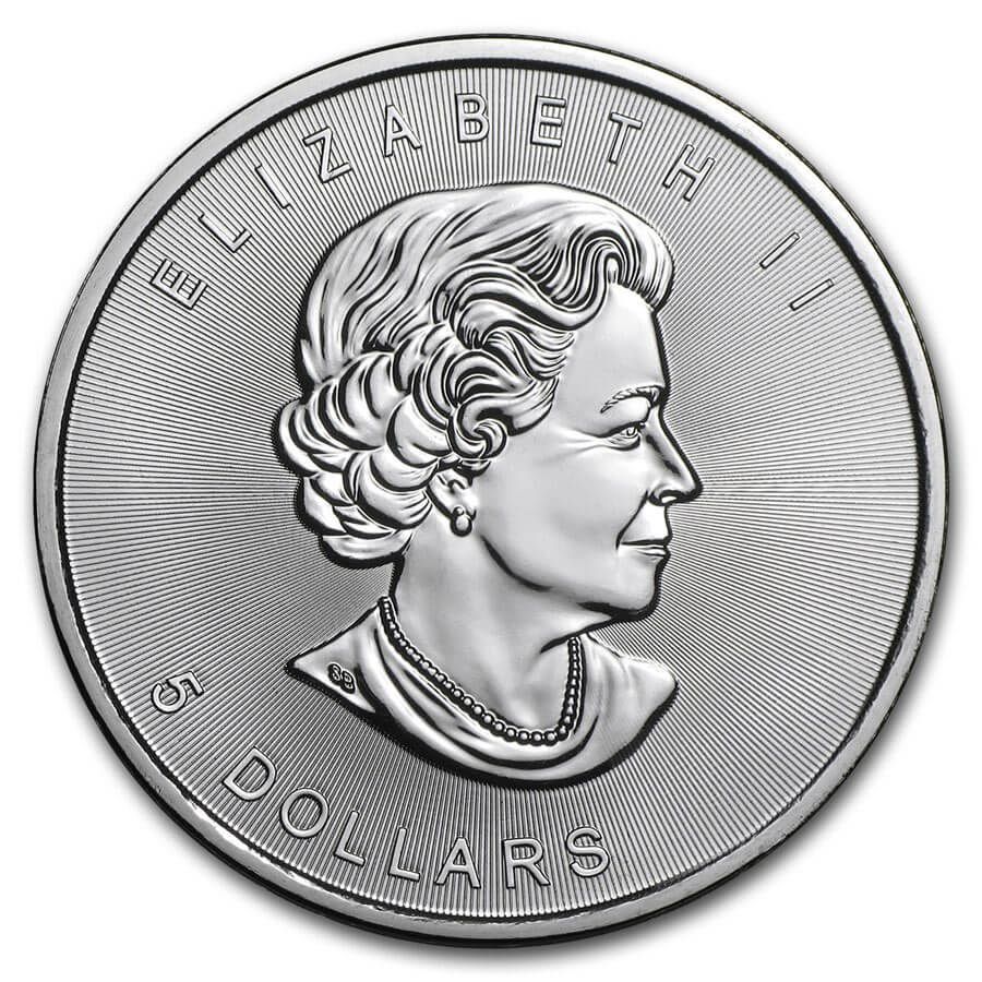 25 Coins Silver Tube - Maple Leaf - Mixed Years thumbnail 3