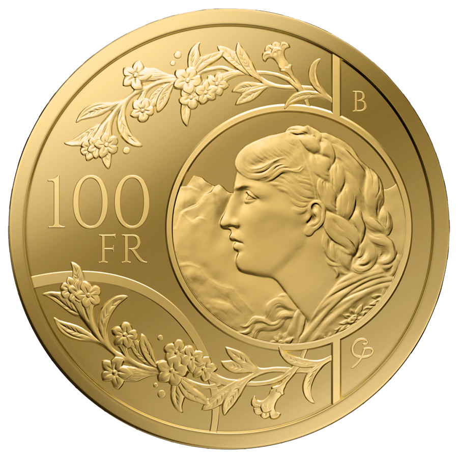 100 Swiss Francs Gold Coin - 100 Year Vreneli thumbnail 2