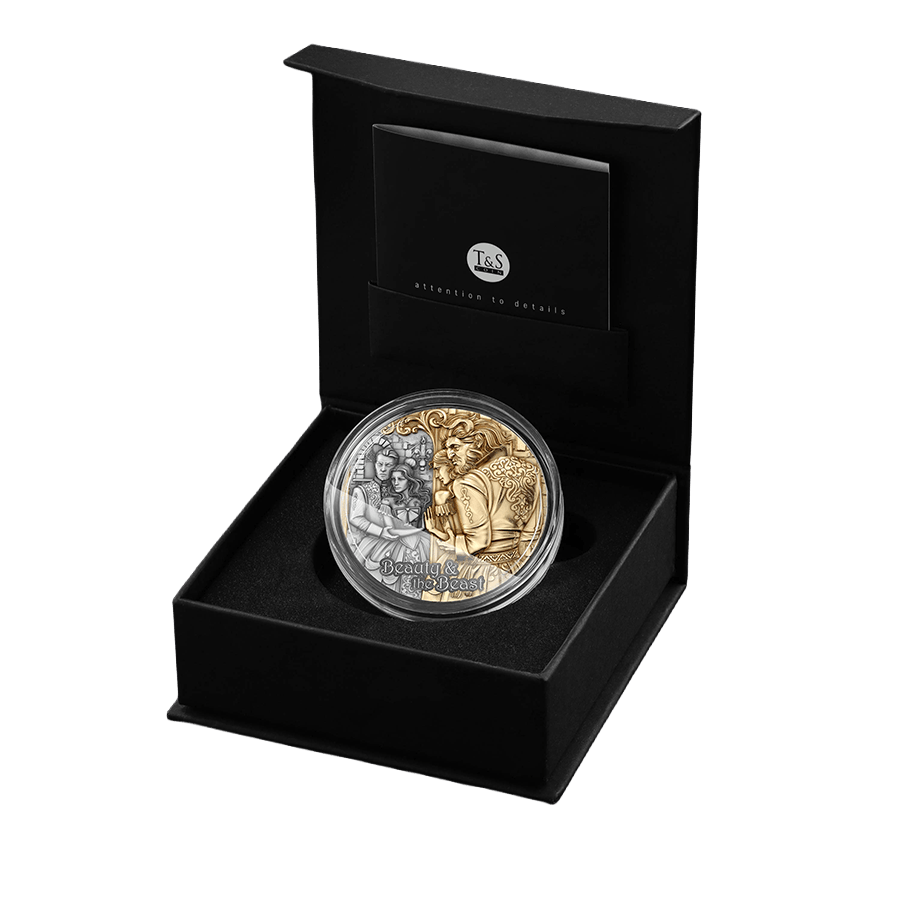 2 ounce Silver Coin - Beauty and the Beast thumbnail 3