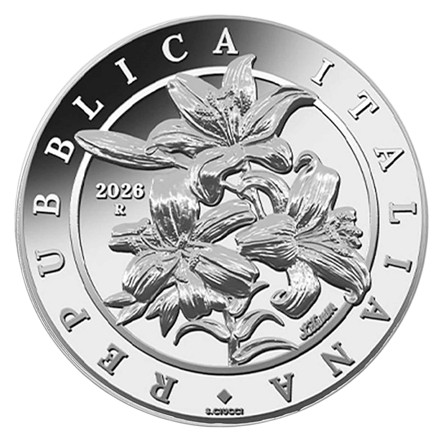 1 ounce Silver Coin - Flora Italy 2026 - The Lily — photo 1