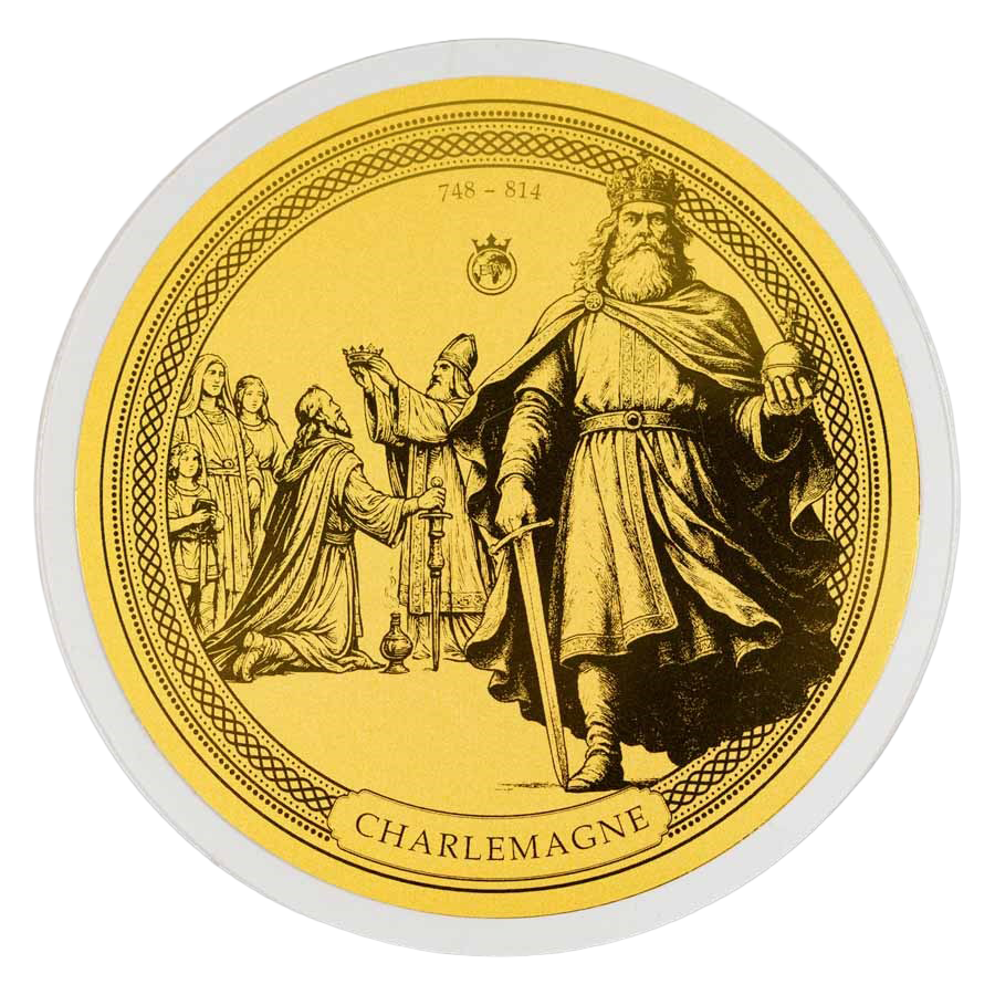 1/100 oz Gold Coin - Emperors of the World - Charlemagne 2026 thumbnail 3