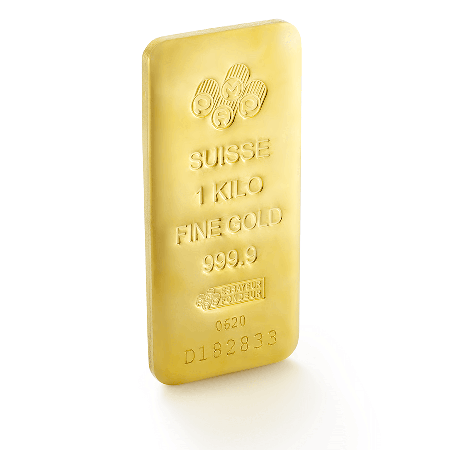 1 kilogram Gold Bar - Carbon Measured - PAMP Suisse - Previous Design thumbnail 2