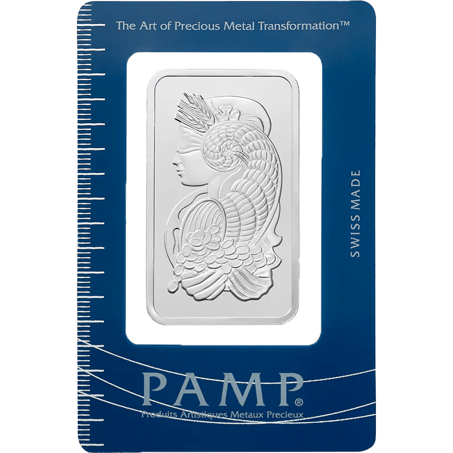 1 ounce Silver Bar - PAMP Suisse Lady Fortuna — photo 1
