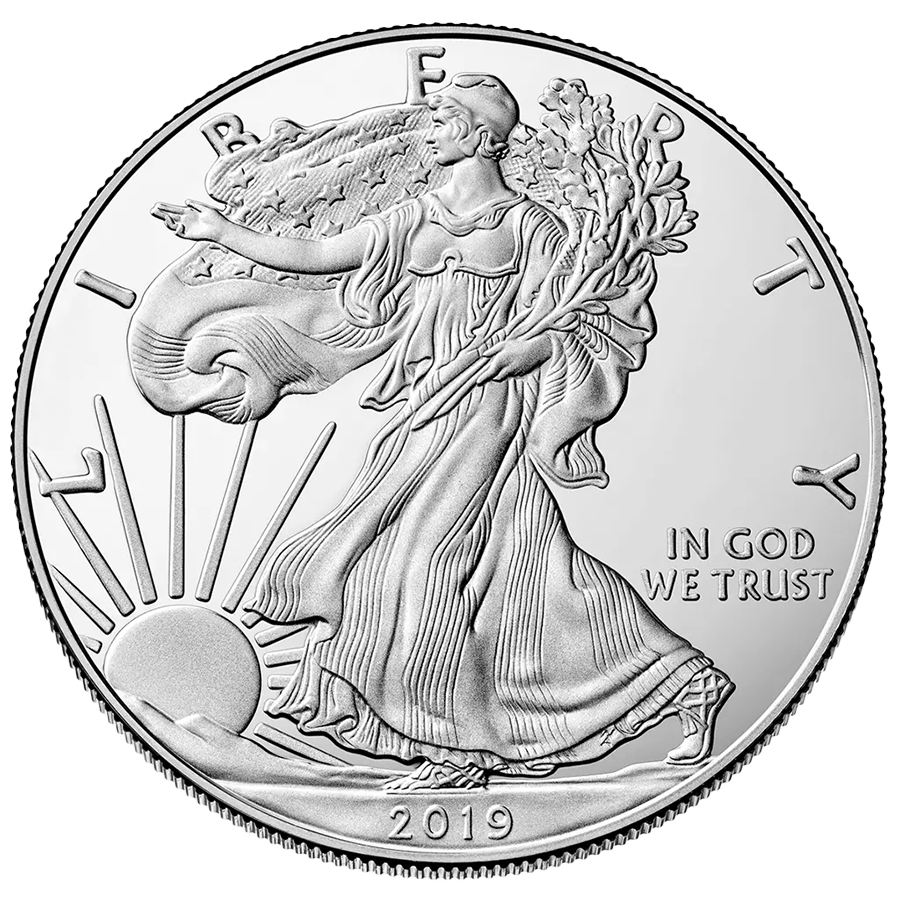 1 oz Silver Coin - American Eagle 2019 — photo 1