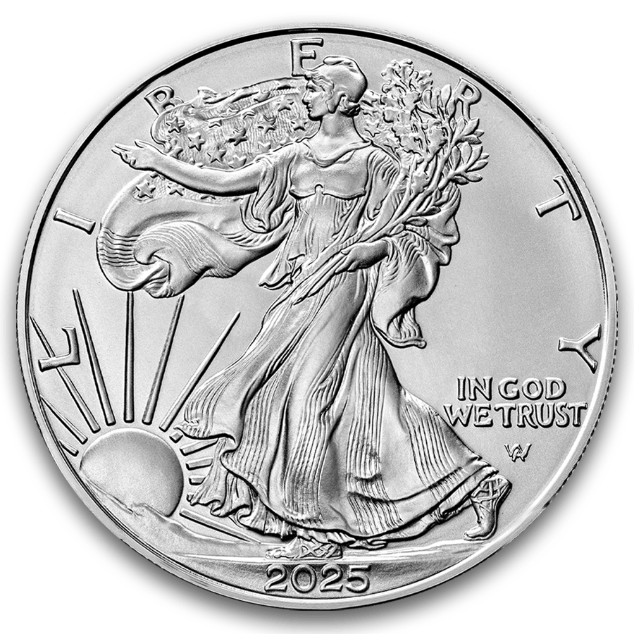 1 ounce Silver Coin - MS-70 PCGS - American Eagle 2025  thumbnail 2