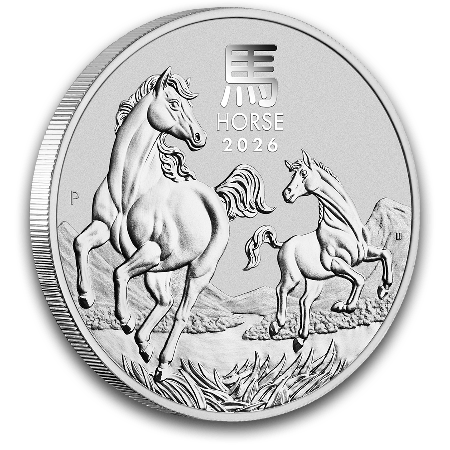 2 ounce Silver Coin - Australian Lunar Horse 2026 (Series III) thumbnail 3