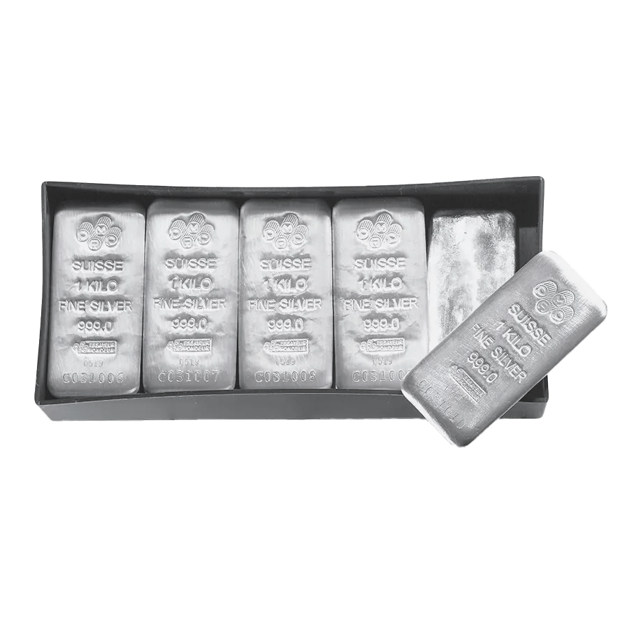 15x1 kg Silver Bar Monster Box - PAMP Suisse — photo 1