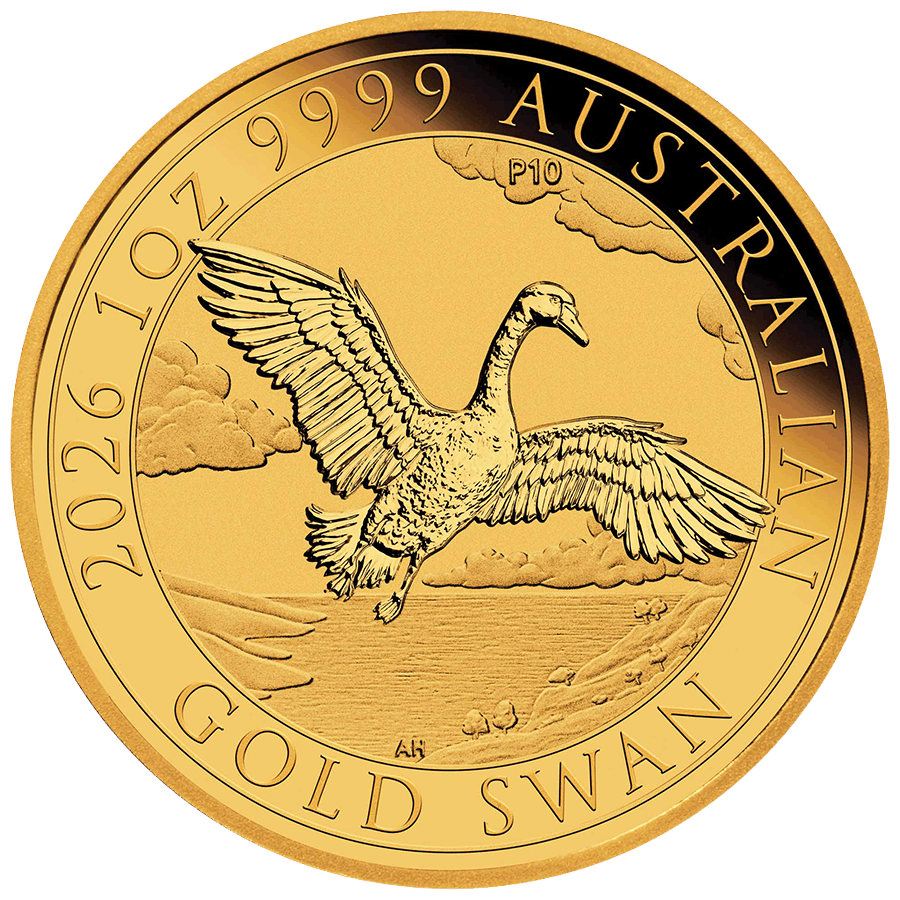 1 ounce Gold Coin - Australian Swan 2026 - 1