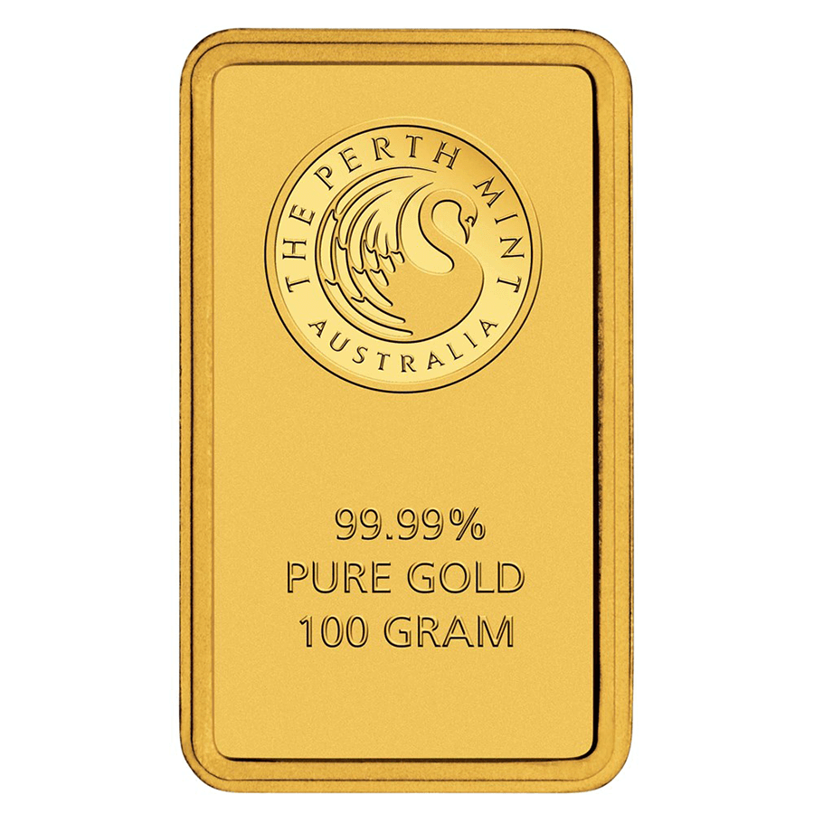100 gram Gold Bar - The Perth Mint thumbnail 4