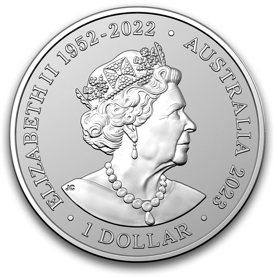 1 ounce Silver Coin - Australia Rough-Toothed Dolphin 2023 thumbnail 2