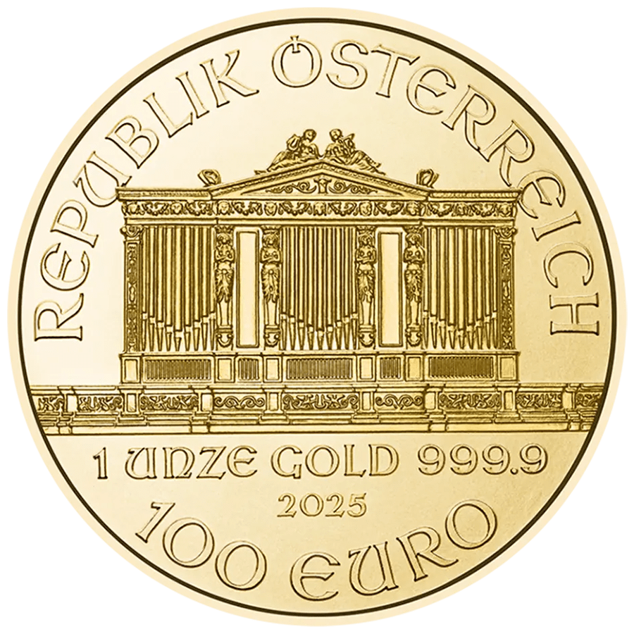 1 ounce Gold Coin - Philharmonic 2025 thumbnail 2