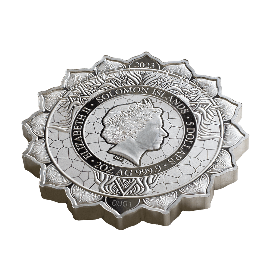 2 ounce Silver Coin – Lion of the 5th Chakra thumbnail 7