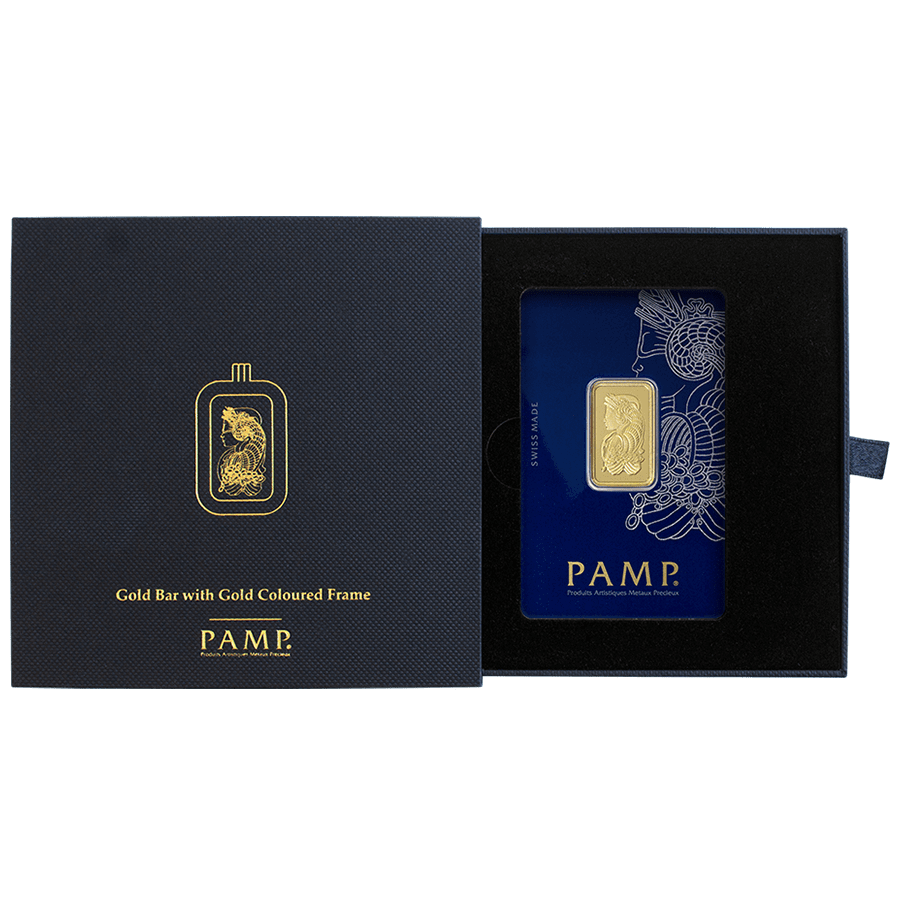 10 gram Gold Bar  - PAMP Suisse Lady Fortuna (with Frame) thumbnail 5