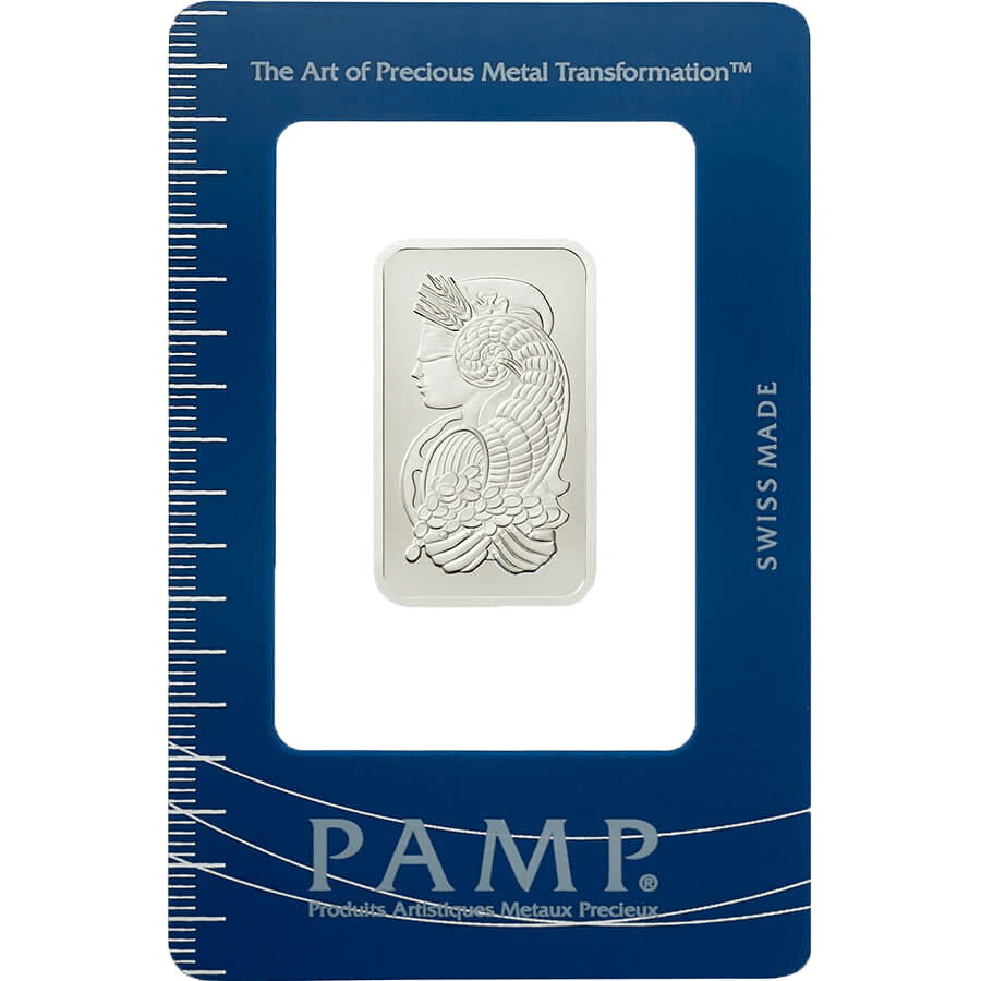 10 gram Palladium Bar - PAMP Suisse Lady Fortuna