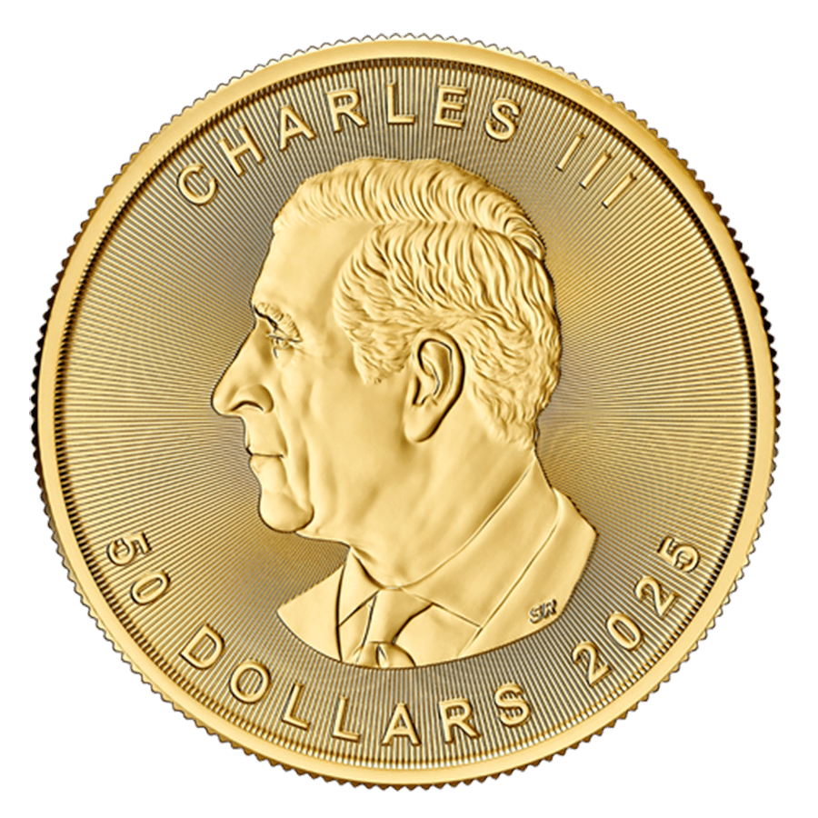 1 ounce Gold Coin - Canada Maple Leaf 2025 thumbnail 2