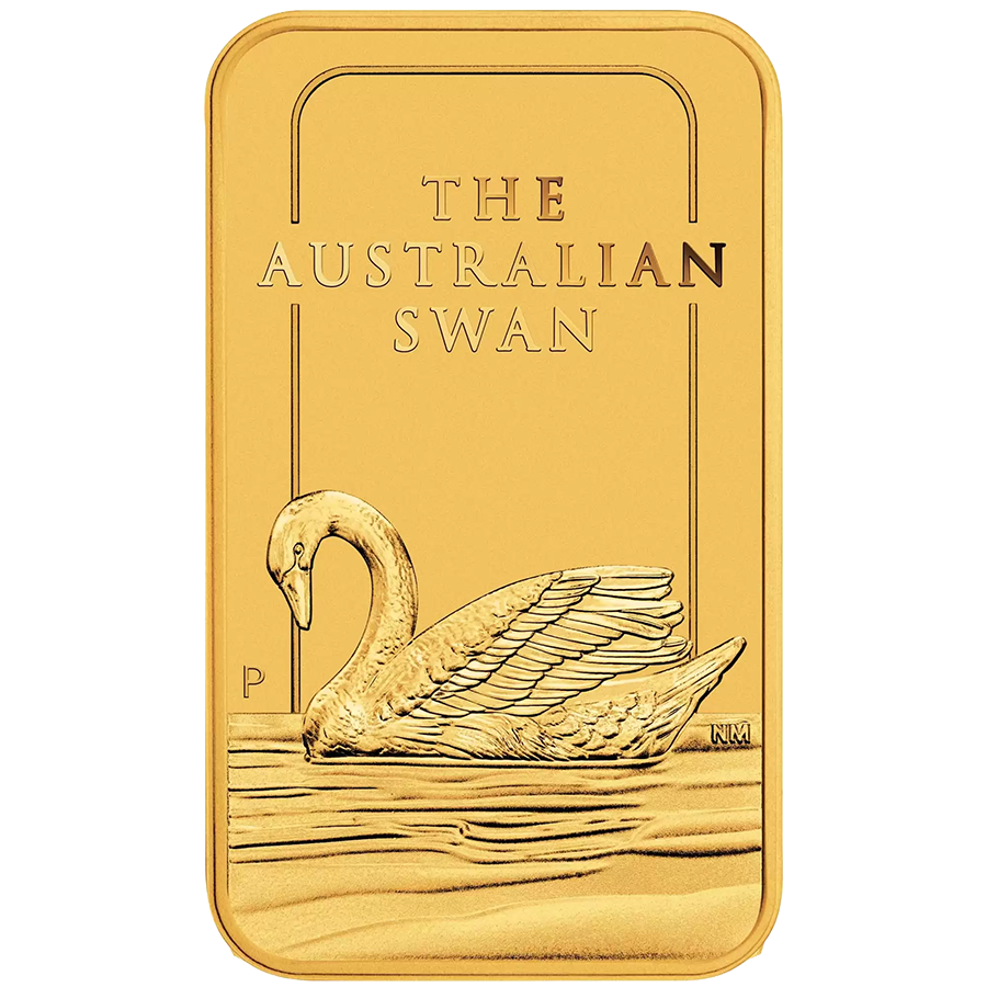1 ounce Gold Bar - Perth Mint Swan thumbnail 3