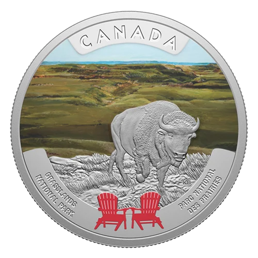 1 ounce Silver Coin - Grasslands National Park 2026 — photo 1