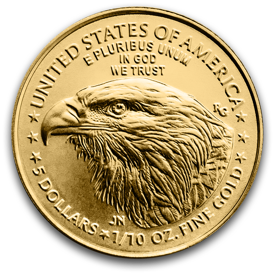 1/10 ounce Gold Coin - American Eagle 2026 thumbnail 2