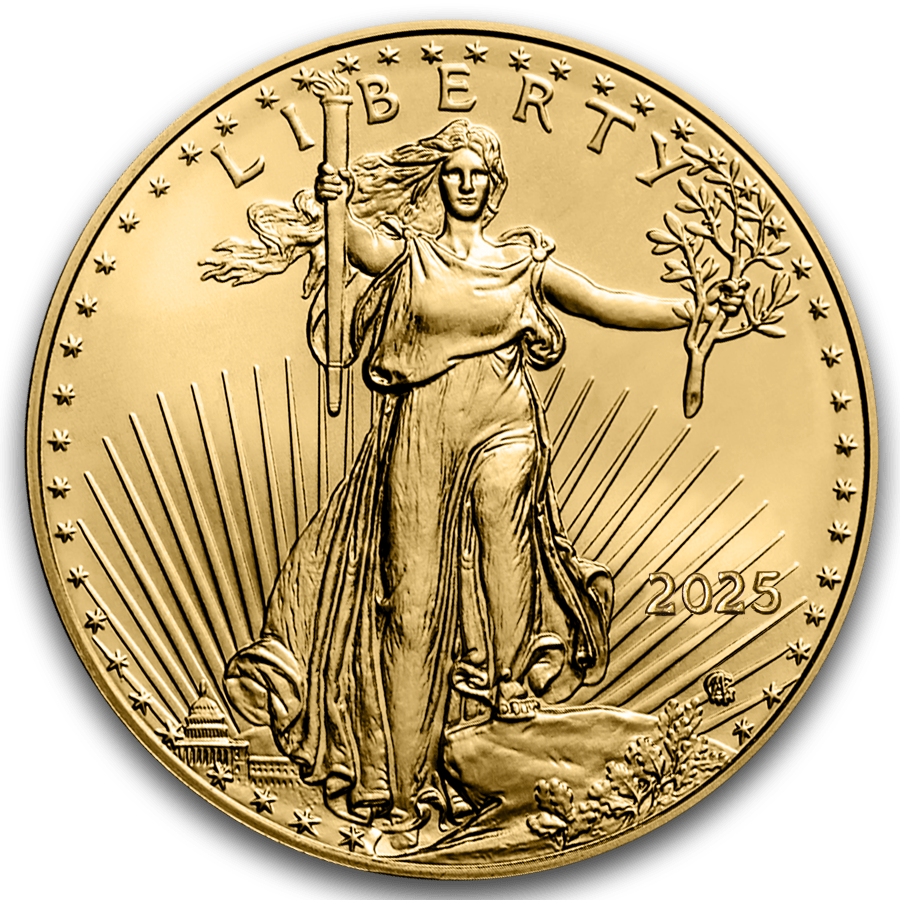 1 ounce Gold Coin - MS-70 PCGS - American Eagle 2025  thumbnail 2