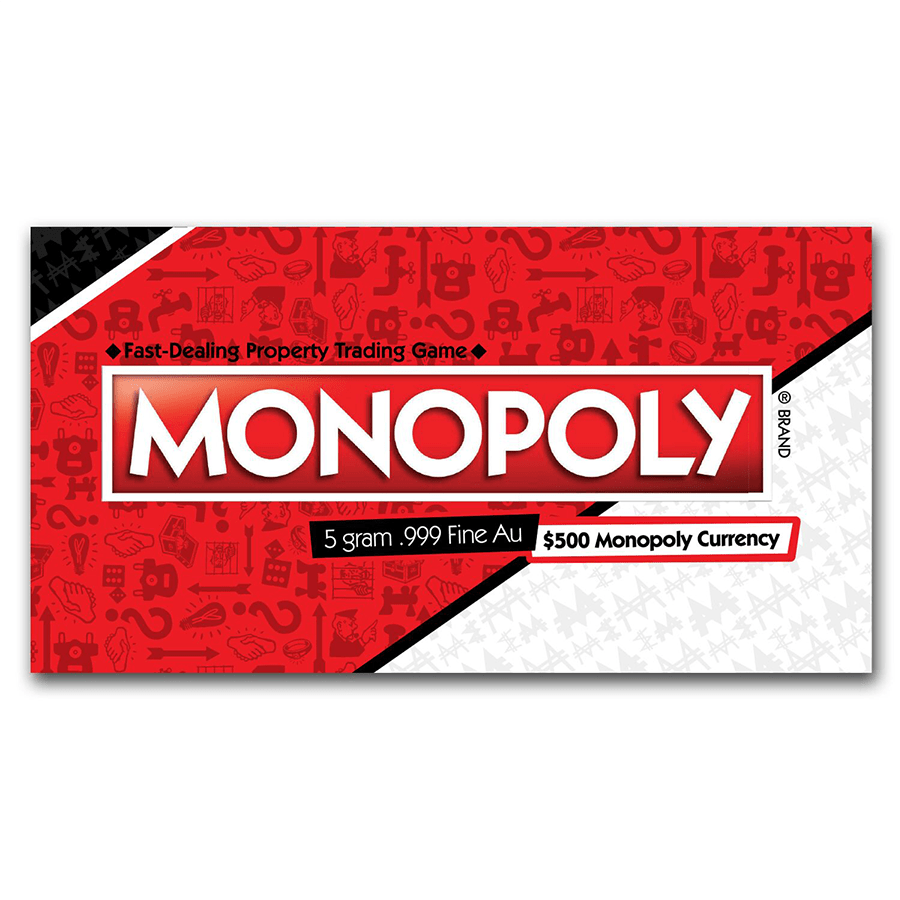 5 gram Gold Monopoly® Money thumbnail 4