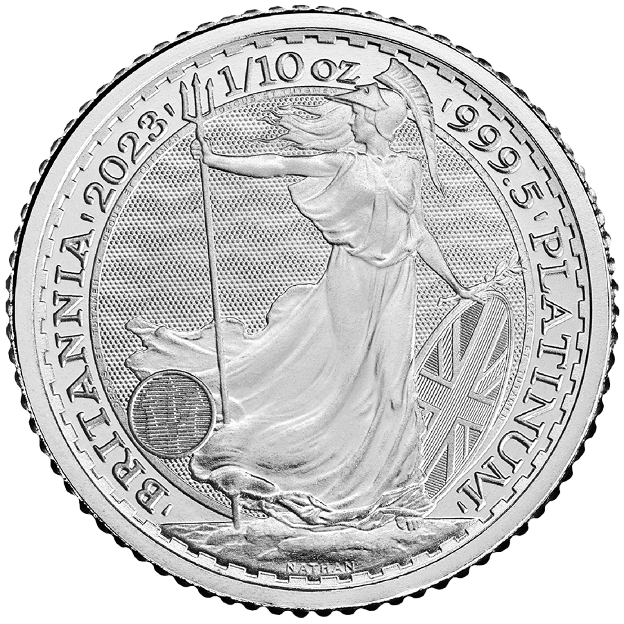 1/10 ounce Platinum Coin - Britannia Charles III 2023 — photo 1