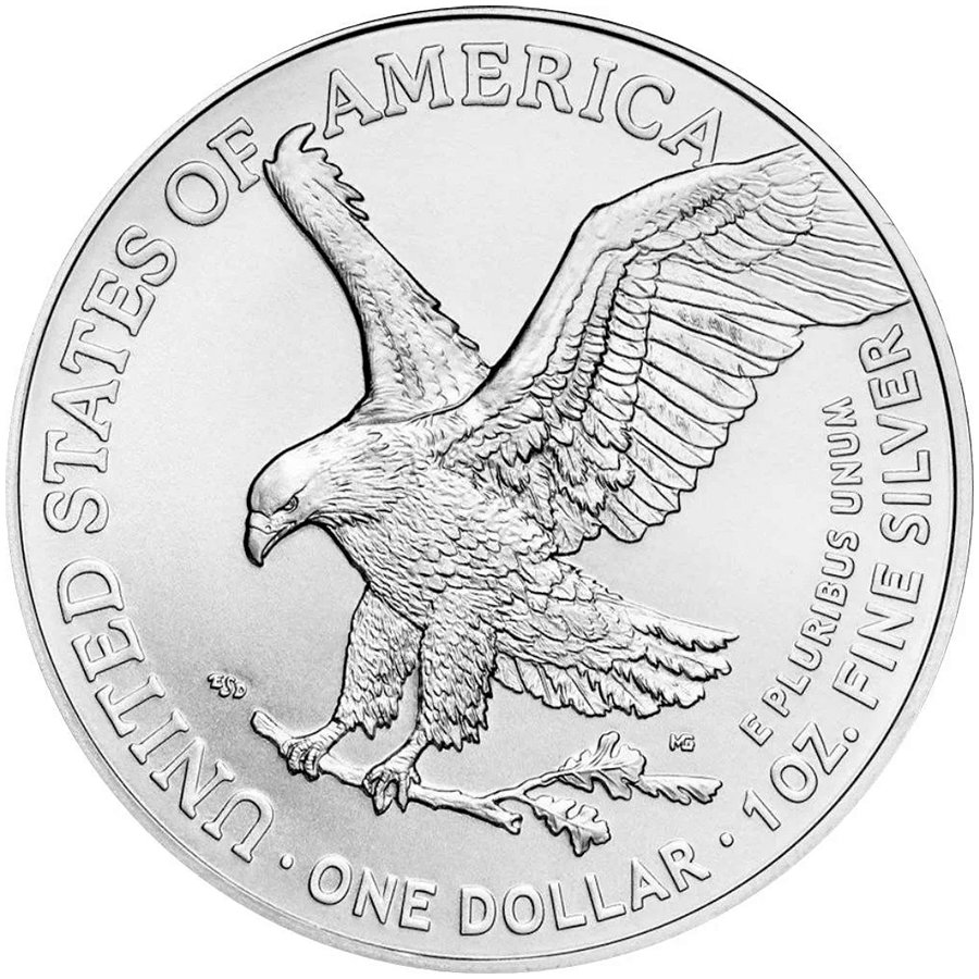 1 ounce Silver Coin - American Eagle 2024 thumbnail 2