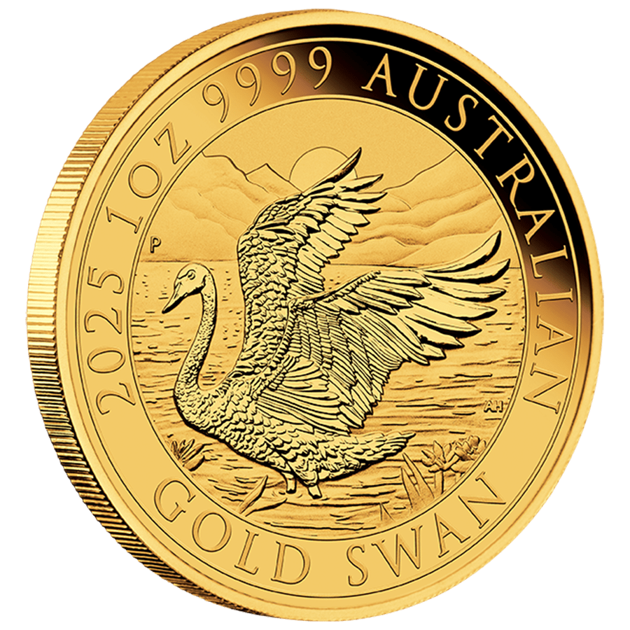 1 ounce Gold Coin - Australian Swan 2025 thumbnail 3