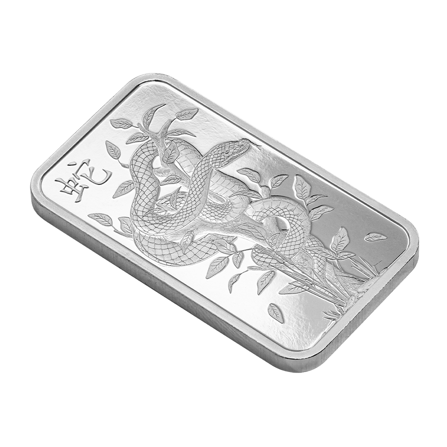 10 gram Silver Bar - PAMP Suisse Lunar Snake 2025 thumbnail 7