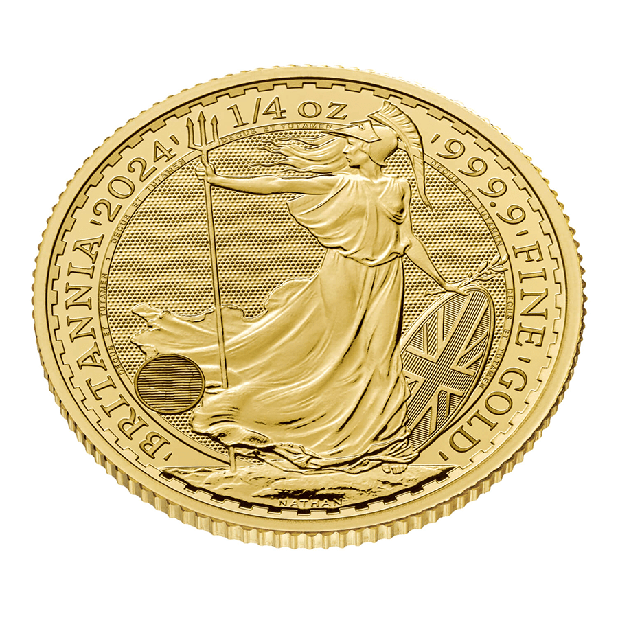 1/4 ounce Gold Coin - Britannia - Mixed Years thumbnail 4
