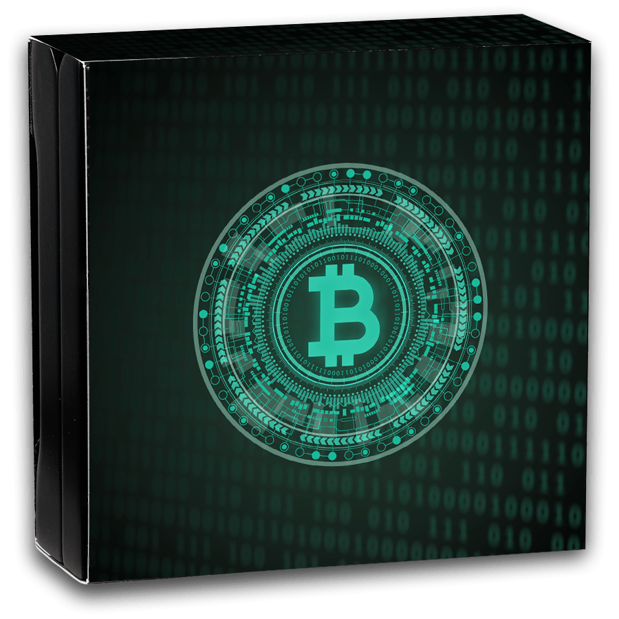 1 ounce Silver Coin - 2025 Bitcoin Proof with Box and COA thumbnail 6