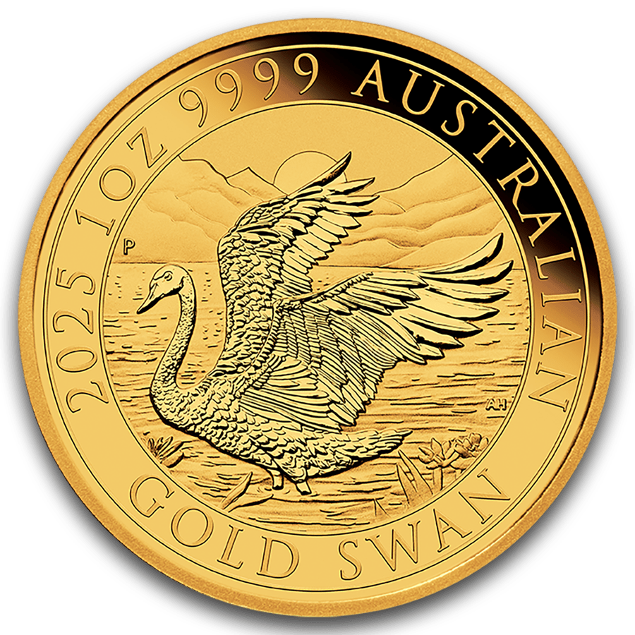 1 ounce Gold Coin -  MS-70 PCGS - Australian Swan 2025 thumbnail 2